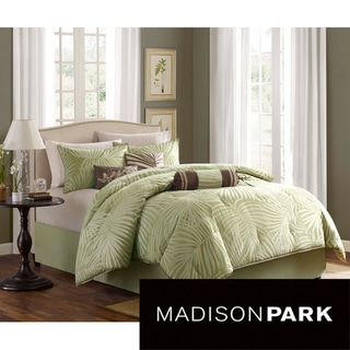 Madison Park Bermuda Sage 7-piece Comforter Set