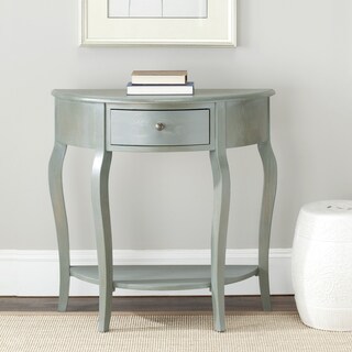 Sete 1-drawer Antiqued Grey Console Table