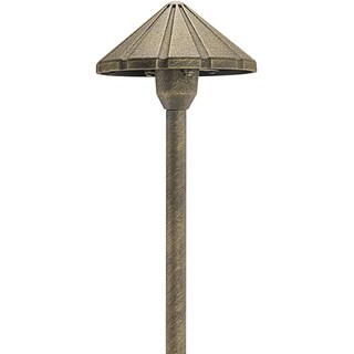 Paradise Antique Gold Finish Garden Lighting (Set of 3)