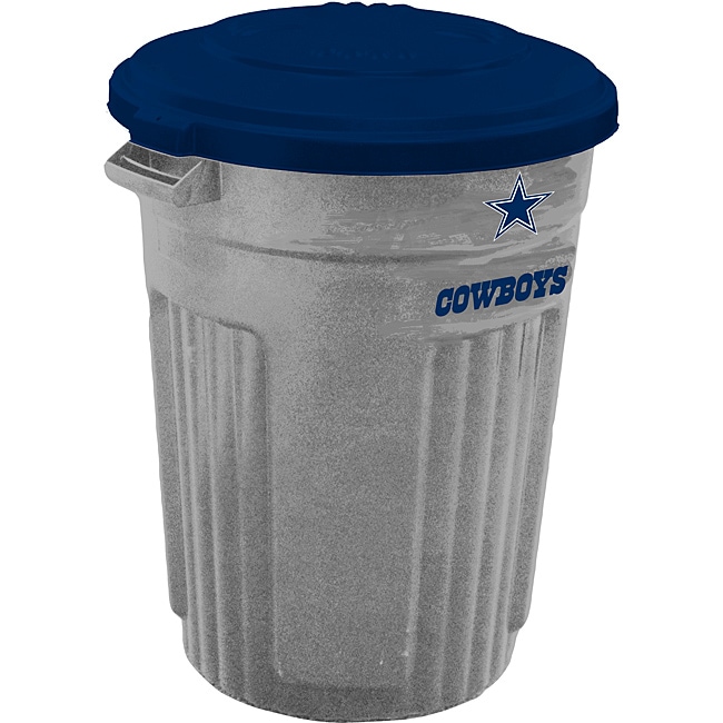 Dallas Cowboys 32 gallon Trash Can 14175959 Overstock Shopping