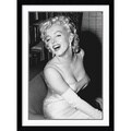 'Marilyn Monroe Smiling' Framed Art Print