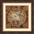 Max Besjana 'Cartographica 2' Framed Art Print