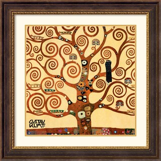Gustav Klimt 'Tree Of Life (detail 1)' Framed Art Print