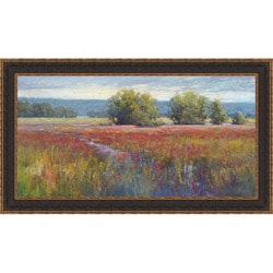 Great Prices Amanda Houston 'Flowing Through Crimson' Framed Print