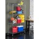 Trinity EcoStorage 4-tier NSF Wire Shelving Rack with Wheels