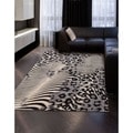 Summerfield Beige Abstract Rug (5'3 x 7'5)