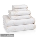 Roman Medallion Collection Turkish Cotton 6-piece Bath Towel Set