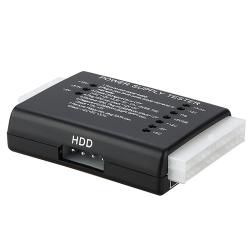 INSTEN Black 20/ 24 Power Supply Tester for ATX/ SATA/ HDD