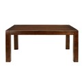 Pristine Dark Oak Rectangular Dining Table