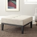 Safavieh Fulton Grey Viscose Square Ottoman