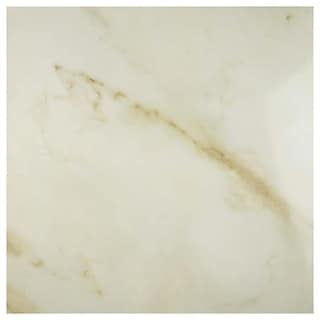 SomerTile 19.75x19.75-in Calcutta White Porcelain Floor and Wall Tiles (Case of 6)