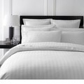 Damask Stripe Collection 400 Thread Count King-size Duvet Cover