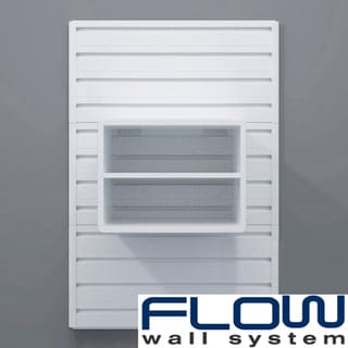 White Flow Wall Decor Storage Cube