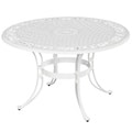 Biscayne 48-inch White Finish Round Dining Table