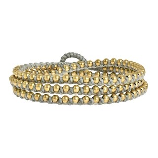 Triple Wrap Mini Beads Cotton Rope Bracelet (Thailand)