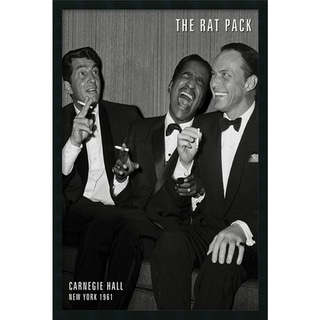 The Rat Pack 'Carnegie Hall' Gel-textured Art Print