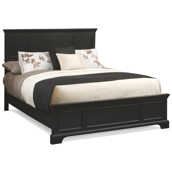 Home Styles Bedford Black Queen Bed  14188276  Overstock.com 