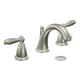 Moen Brantford Two-handle Brushed Nickel Bathroom Faucet
