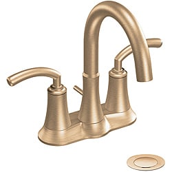 Moen S6510BB ICON Two-Handle High Arc Bathroom Faucet Brushed Bronze-Image