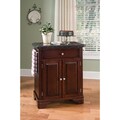 Home Styles Premium Cherry with Salmon Granite Top Cuisine Cart