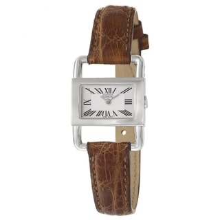 Coach Bridle Women's Silver Dial Leather Watch
