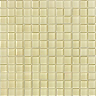 Lush 11.3x11.3-inch 'Dune' 1-inch Glass Tiles (Pack of 10)