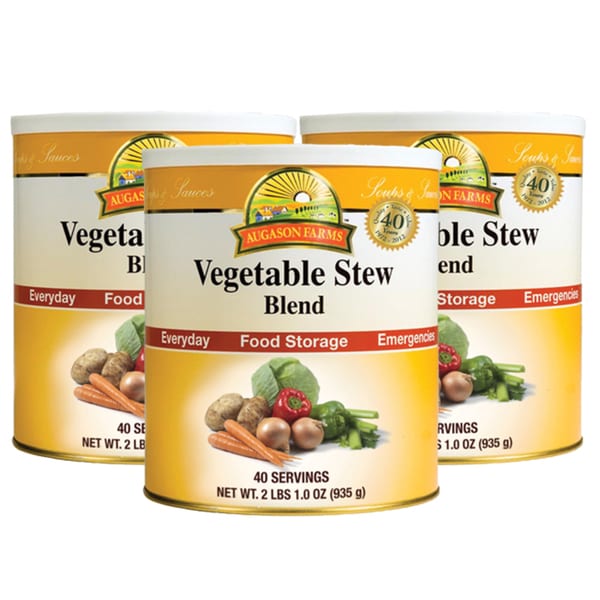 Augason Farms Vegetable Stew Blend (Pack of 3) Overstock Shopping