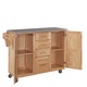 Home Styles Natural Breakfast Bar Kitchen Cart