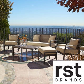 Great Prices Zen by RST 5-piece Deep Seating Patio Furniture Set