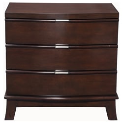 @@@ >  Furniture of America 'Cerali' Three-Drawer Brown Cherry Wood Night Stand