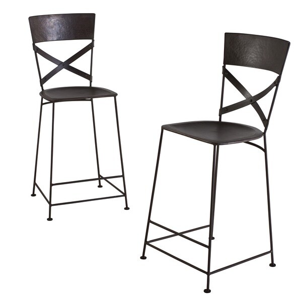 XBack Zinc Counter Stool (Set of 2) 14195081