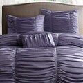 Madison Park 'Melrose' Plum 4-piece Duvet Cover Set