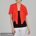 AnnaLee + Hope Women's Flutter Sleeve Cape