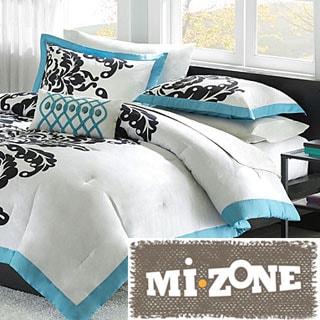 Great Prices Mizone Santorini Teal 4-piece Duvet Cover Set