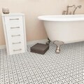 SomerTile Castle White Porcelain Mosaic Tile (Pack of 10)
