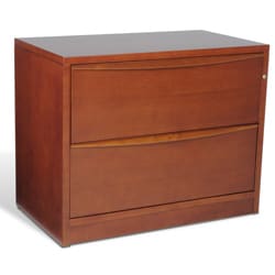 2 Drawer Wood File Cabinet