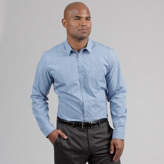 Calvin Klein Men's Placid Blue Plaid Woven Shirt