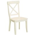 Antique White Finish Dining Chairs (Set of 2)