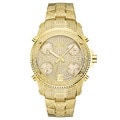JBW Men's 'Jet Setter' Gold Five Time Zone Diamond Watch