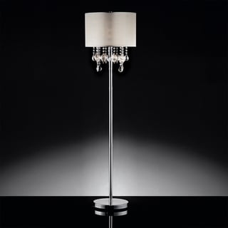 TRIBECCA HOME Audrina Drape Crystal Floor Lamp