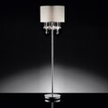 TRIBECCA HOME Audrina Drape Crystal Floor Lamp