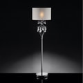 TRIBECCA HOME Elena Refined Crystal Floor Lamp