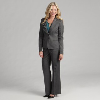 Anne Klein Women's Onyx Ruffled Pant Suit
