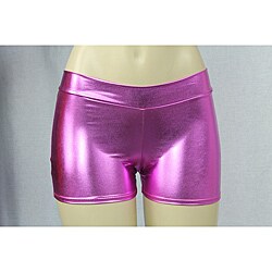 Women's Vinyl-look Pink Boyshorts-Image