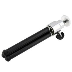 INSTEN Black Mini Retractable Tripod with Ball Head and Foldable Legs