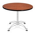 OFM 36-inch Round Table with Chrome Base