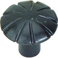 Fluted Collection Iron 1.5-inch Cabinet Knobs (Pack of 12)