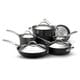 Anolon Nouvelle Copper Hard-anodized Nonstick 11-piece Dark Grey Cookware Set