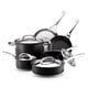Infinite Circulon Hard Anodized Nonstick 10-piece Cookware Set