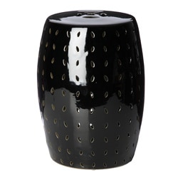 See Reviews Handmade Black Ceramic Garden Stool (China)